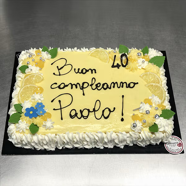 Torta pan di spagna e crema