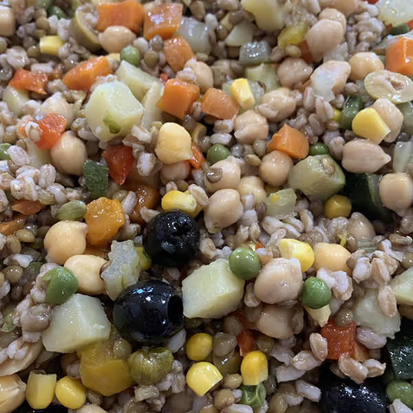 Insalata di farro e lenticchie