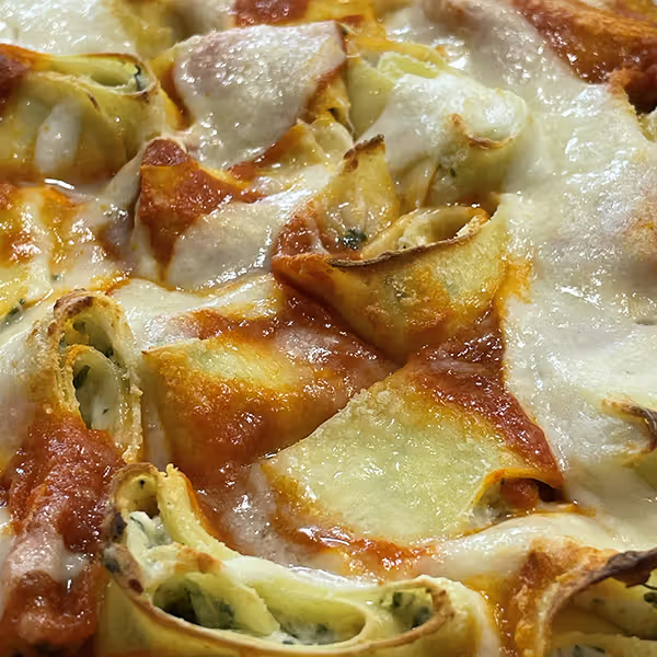 Rosette ricotta e spinaci