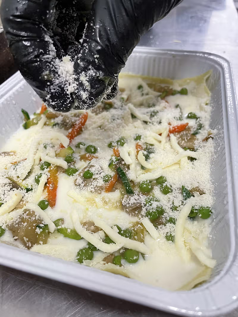 Preparazione delle lasagne