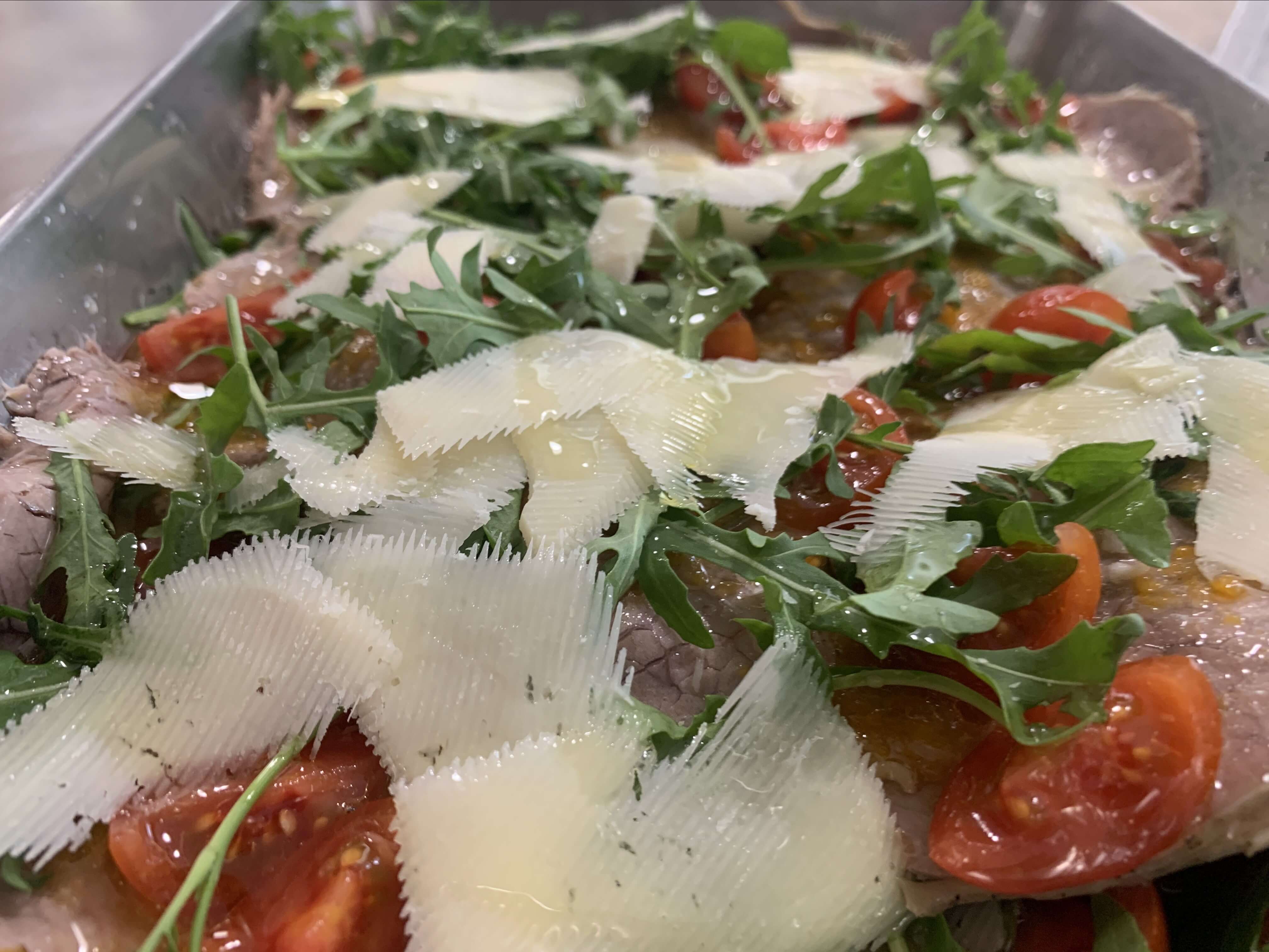Roast beef rucola e grana
